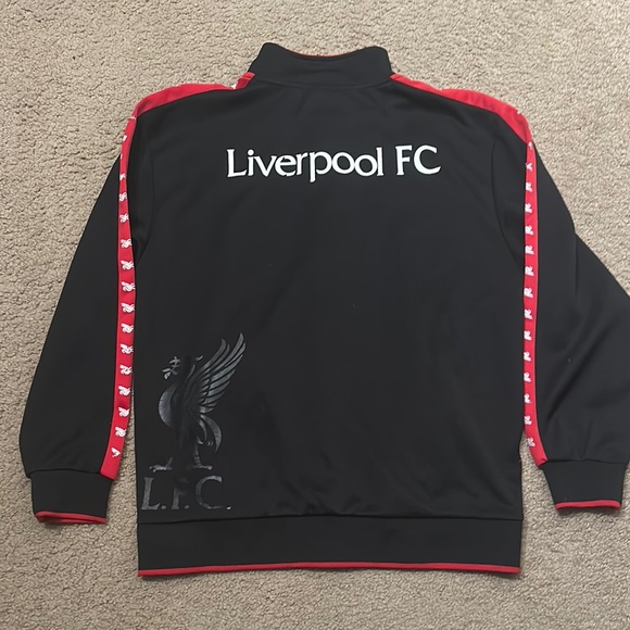Liverpool Black and Red Varsity Jacket - Picture 2 of 9